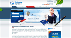 Desktop Screenshot of exclusivepapers.net